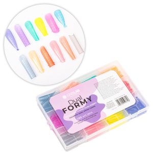 Tipsuri reutilizabile colorate 12 forme 288 buc.