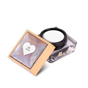 Gel alb pentru pictura ornamente MollyLac Nail Art ProArt FREE HEMA/Di-HEMA 5g