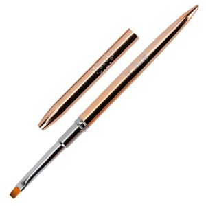 Pensulă pătrată metalică pentru gel AlleLac mărimea 4