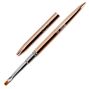 Pensulă pătrată metalică pentru gel AlleLac mărimea 6