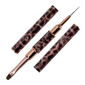 Pensulă cu două capete ovala nr.4 și liner 9 mm