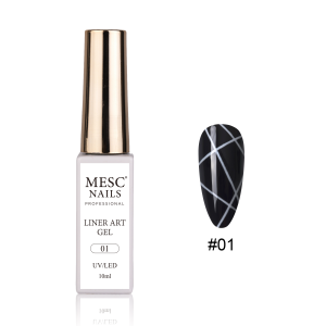 Liner Art Gel MESC Uv/Led #01 HEMA/TPO FREE 10ml