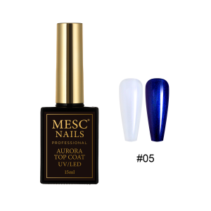 Top Coat Mesc Aurora fara strat de dispersie #05 HEMA/TPO FREE 15ml