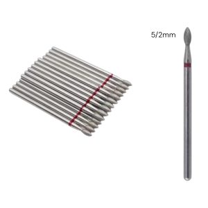 Bit diamantat pentru cuticula si exces de tesut epitelial - rosu 5/2