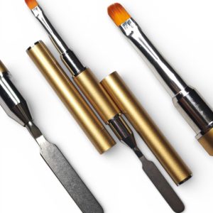 Pensulă ovală nr. 4 polygel - acryl gel