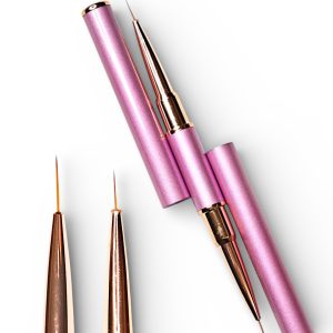 Pensulă liner 2 capete 7mm si 10mm - nr.2