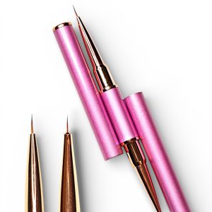 Pensulă liner 2 capete 3mm si 5mm - nr.1