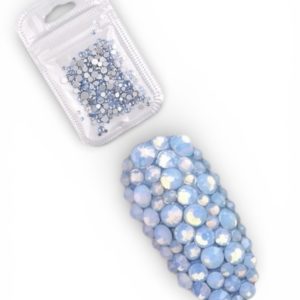 Strasuri / Pietricele mixte 350 buc. Bleu