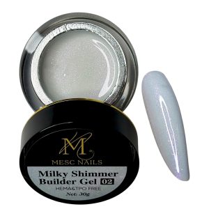 Builder Gel MESC Milky Shimmer #02 HEMA/TPO FREE 30gr.