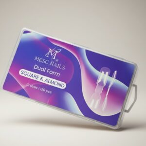 Tipsuri reutilizabile duble Square & Almond 12 marimi 120 buc. apex 20%