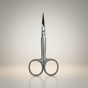 Forfecuta Cuticule Profesionala Mesc Stainless Easy Cut cu varf lung subtire curbat