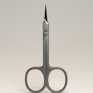 Forfecuta Cuticule Profesionala Mesc Stainless #10 cu varf scurt foarte subtire curbat