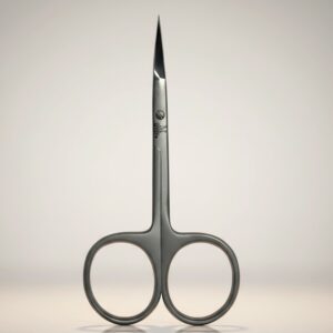 Forfecuta Cuticule Profesionala Mesc Stainless #14 cu varf scurt subtire curbat