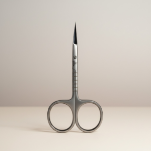 Forfecuta Cuticule Profesionala Mesc Stainless #11 cu varf scurt subtire curbat