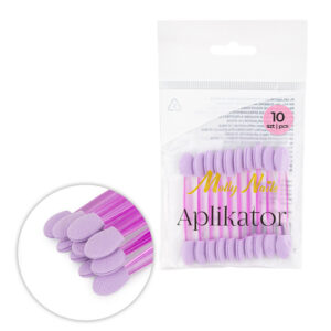 Aplicator pudră Molly Nails Puppet Purple 10 buc