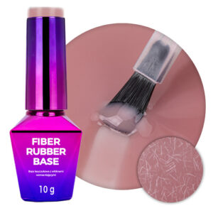 Baza Fiber Rubber Base Molly Nails Biscotti HEMA/Di-HEMA Free 10g