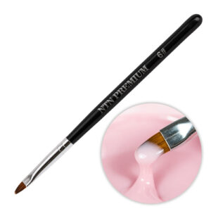 Pensulă ovală pentru gel NTN Premium neagră mărimea 6