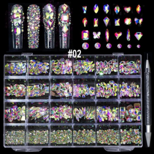 Cristale 24 modele 2424 buc. diverse forme si marimi #02