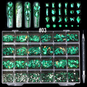 Cristale 24 modele 2424 buc. diverse forme si marimi #03