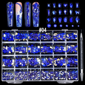 Cristale 24 modele 2424 buc. diverse forme si marimi #04