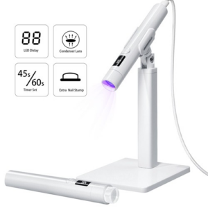 Lampa Uv/Led Mini 6W cu stampila -alba