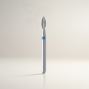 Bit diamantat pentru cuticula si exces de tesut epitelial - albastru LB 010 8/3 mm
