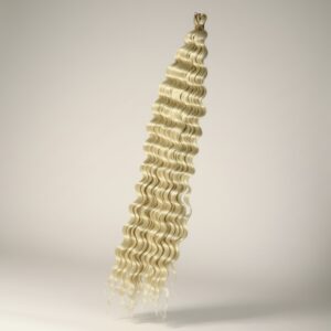 Extensii par afro Deep Water Wave Twist Crochet 60 cm blond - 100gr.