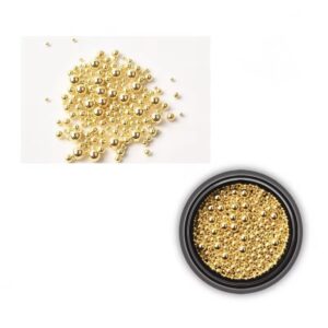 Decor unghii Caviar auriu diverse marimi