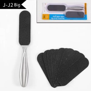 Pilă pedichiură metalica cu 10 inserții înlocuibile 23,2 cm