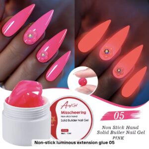 Gel Uv/Led 3D Non Sticky Hard Fluorescent #05 Pink 15ml