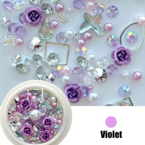 Decor unghii 3D Violet nr.10
