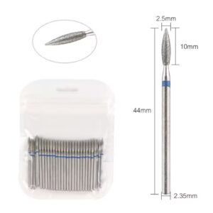 Bit Cuticula/Cap Freza Diamantat Flacara Albastra 10/2,5mm 1buc.