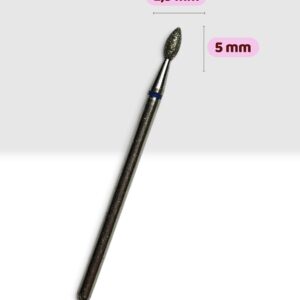 Bit Cuticula/Cap Freza Diamantat Flacara Albastru 2,3/5mm 1buc.