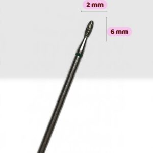 Bit Cuticula/Cap Freza Diamantat Verde 2/6mm 1buc.